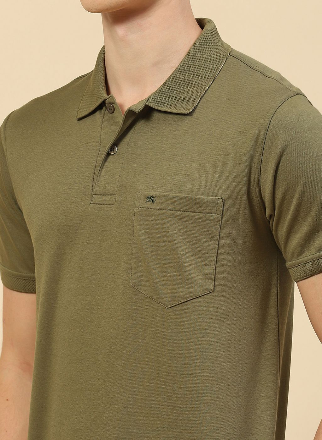 Men Olive Printed T-Shirt - Image 6