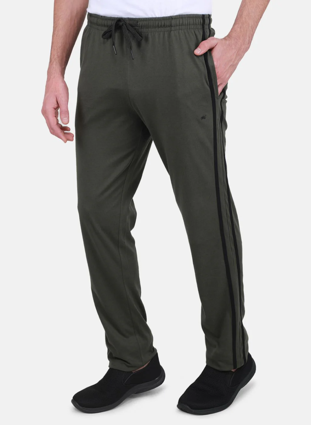 Men Olive Regular Fit Lower - Image 2