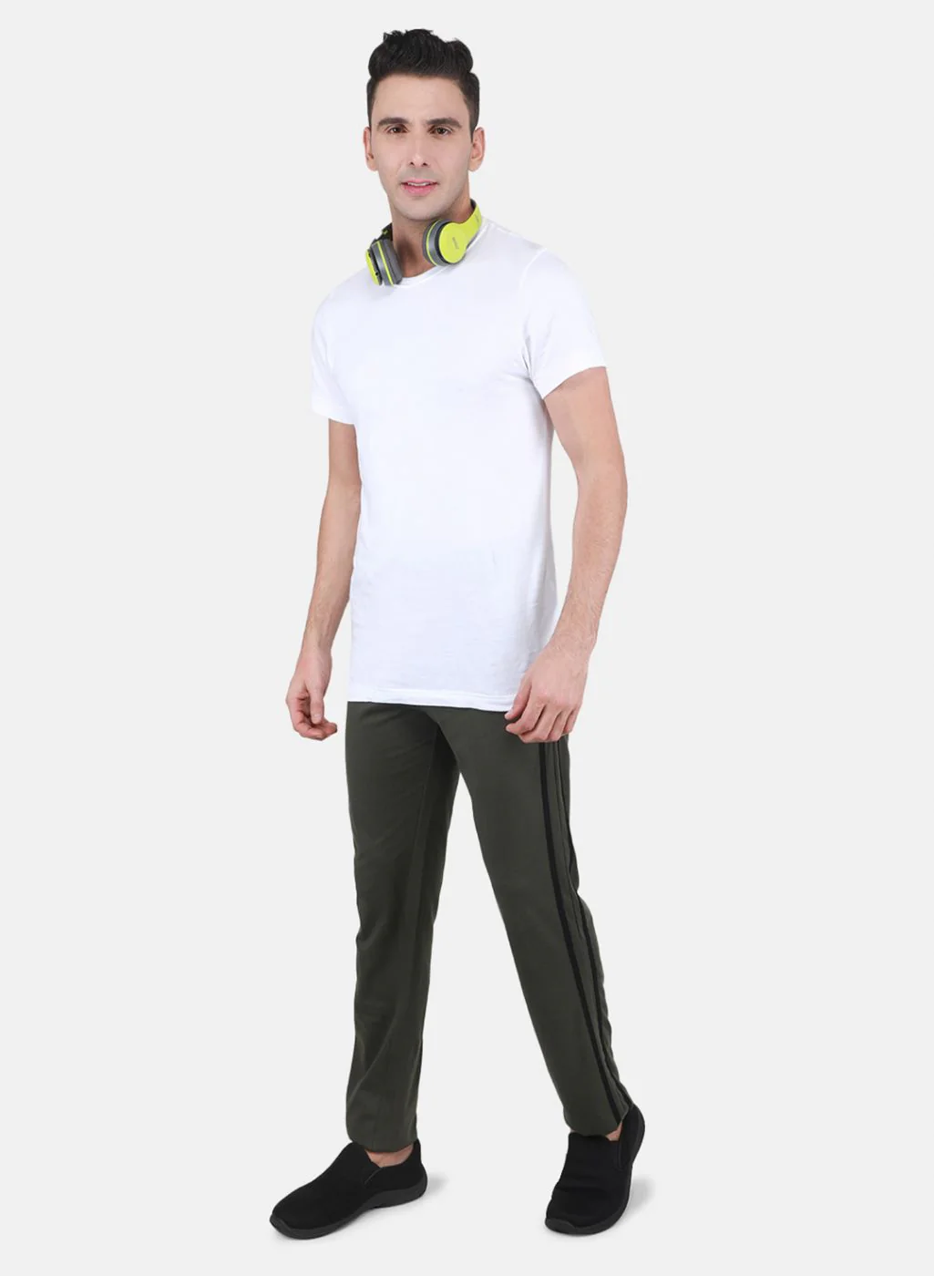 Men Olive Regular Fit Lower - Image 4