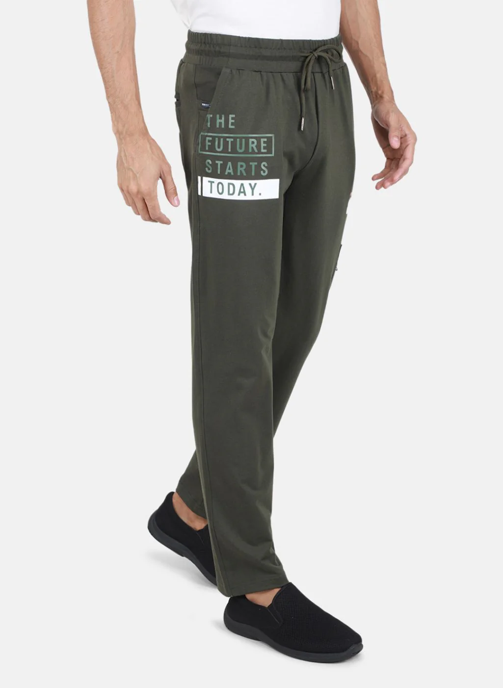 Men Olive Regular Fit Lower - Image 6