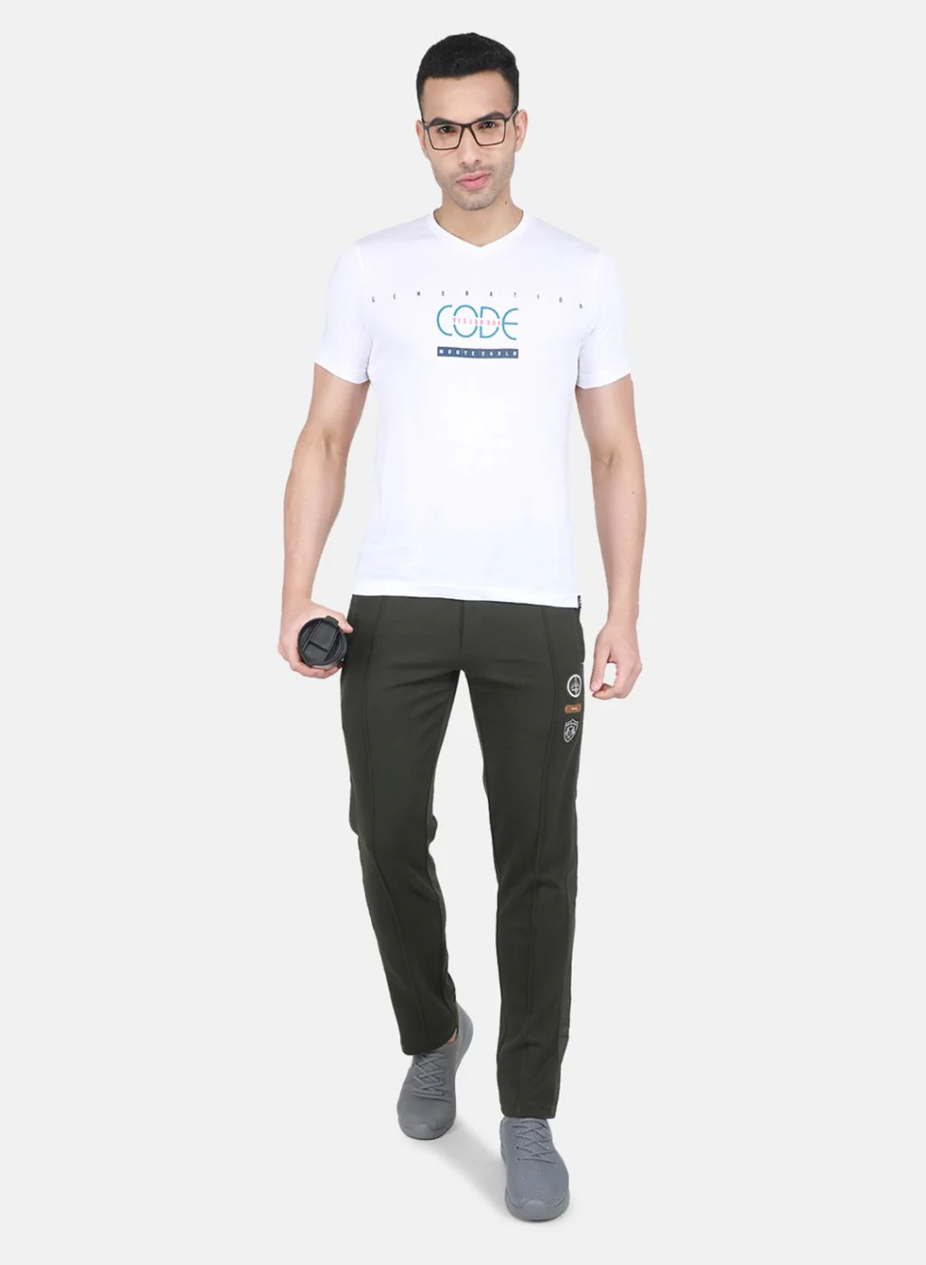 Men Olive Regular Fit Lower - Image 4
