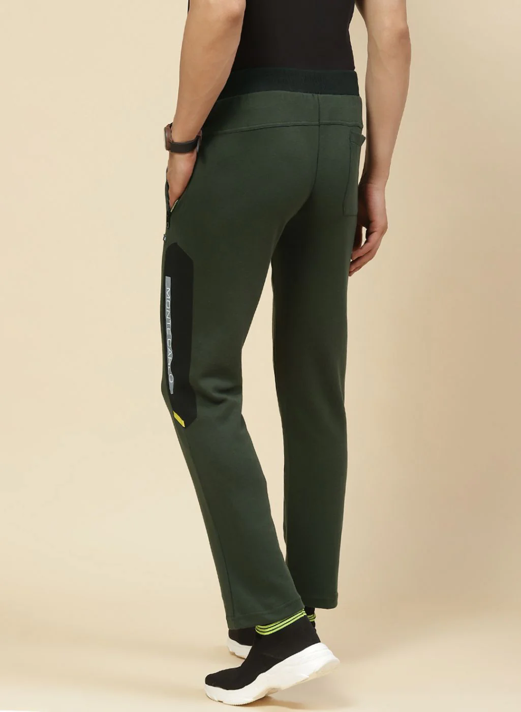 Men Olive Regular Fit Lower - Image 5