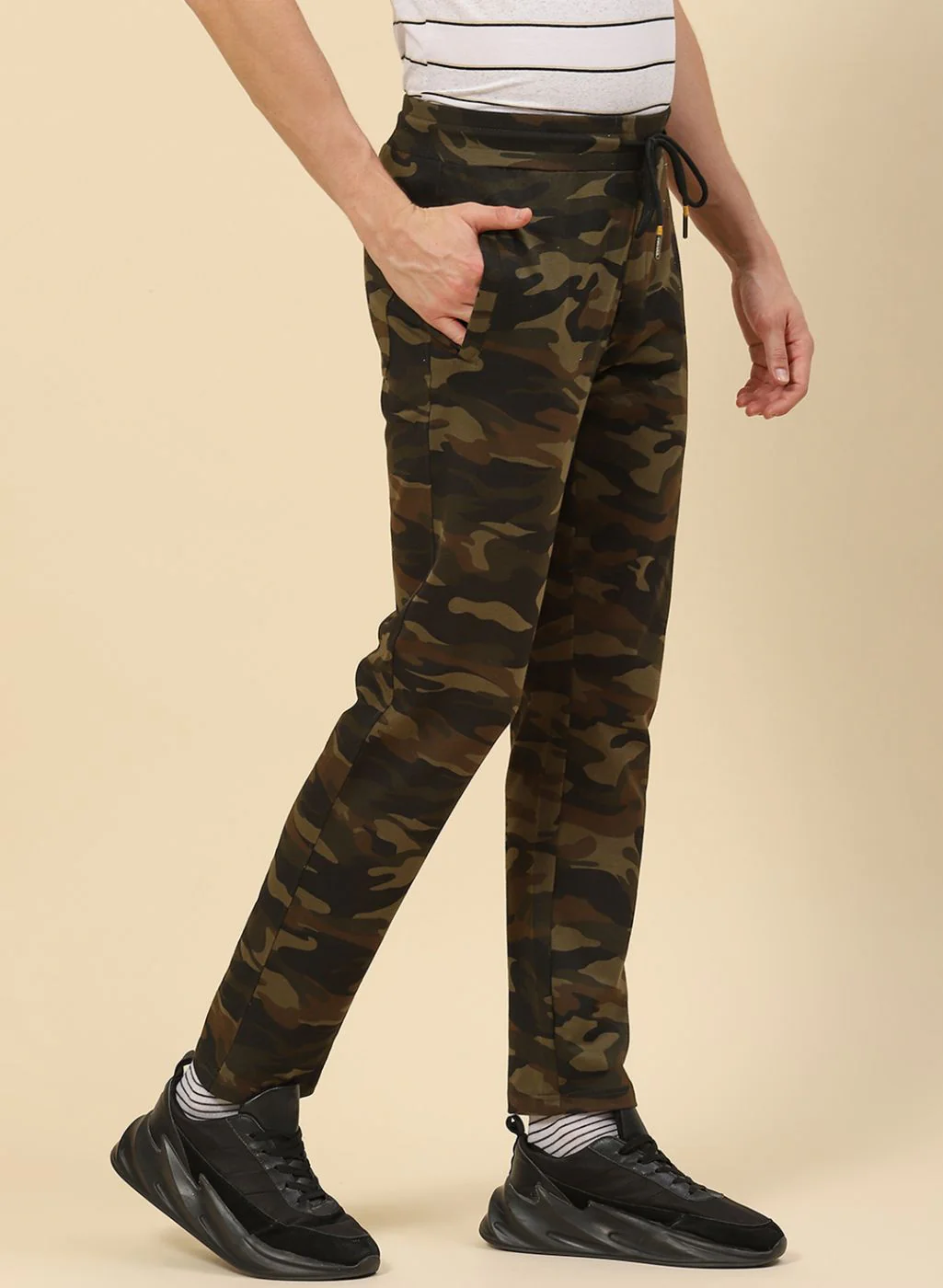 Men Olive Regular Fit Lower - Image 4
