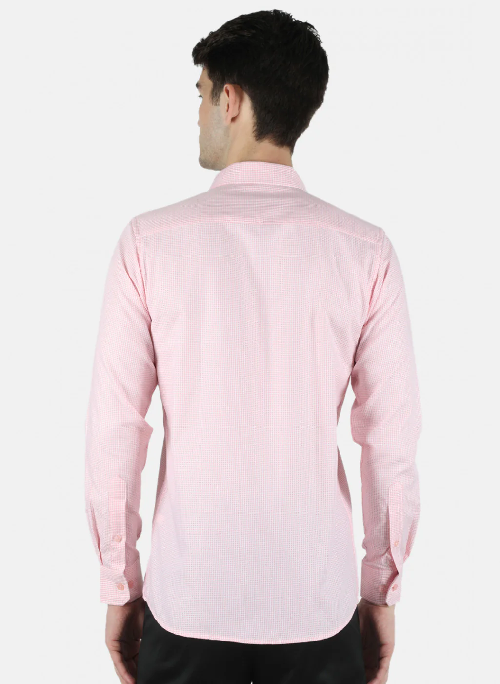Men Pink Printed Shirt - Image 3