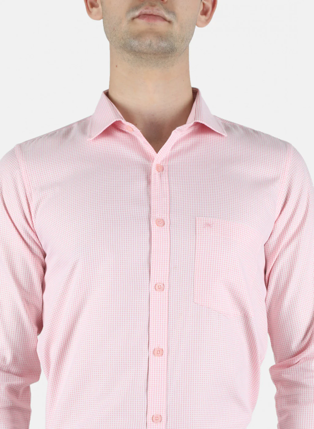 Men Pink Printed Shirt - Image 5