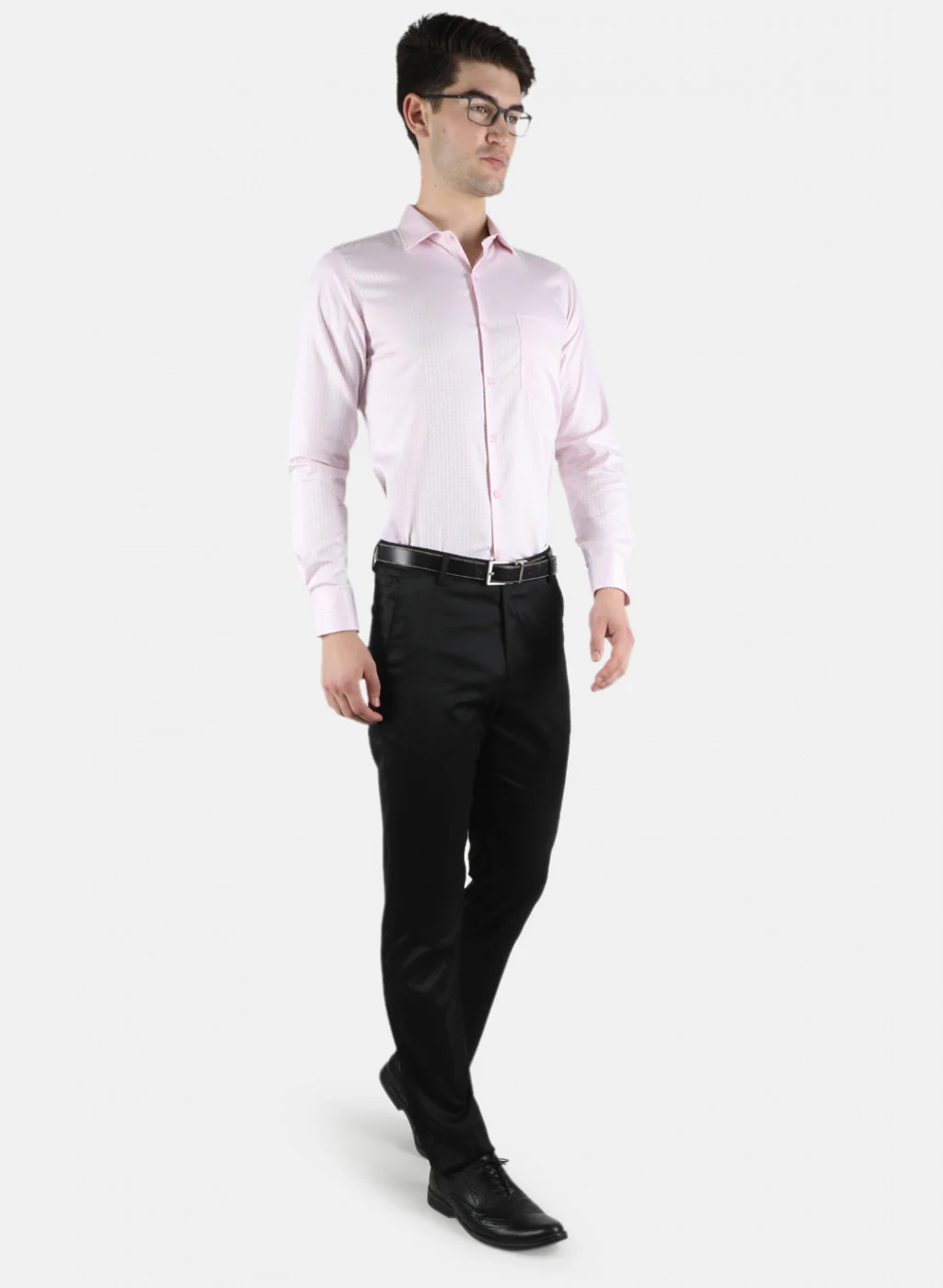 Men Pink Printed Shirt - Image 4