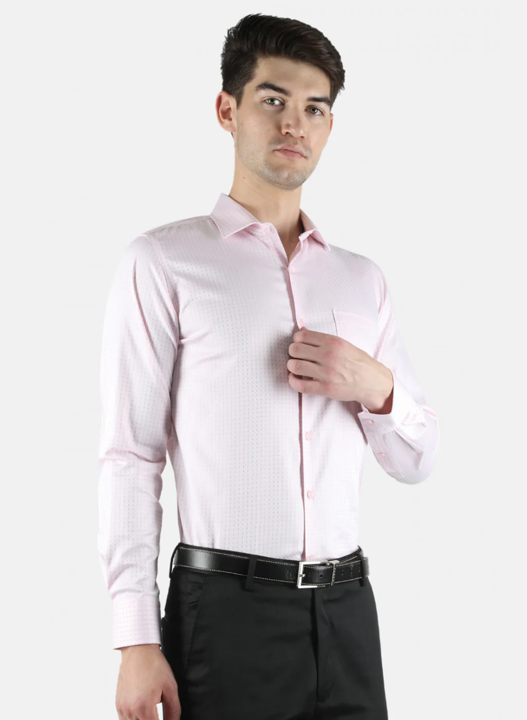 Men Pink Printed Shirt - Image 6