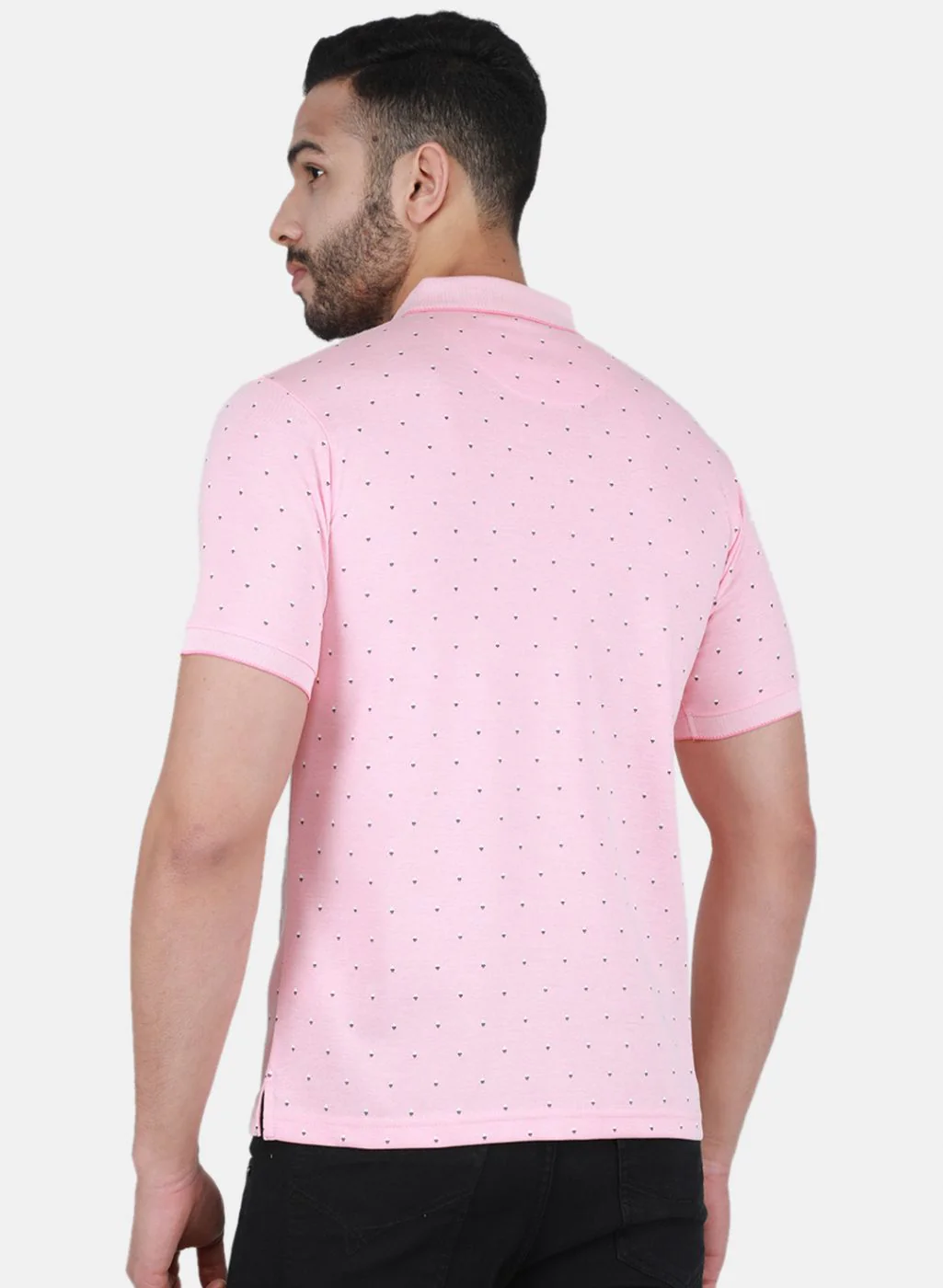 Men Pink Printed T-Shirt - Image 3