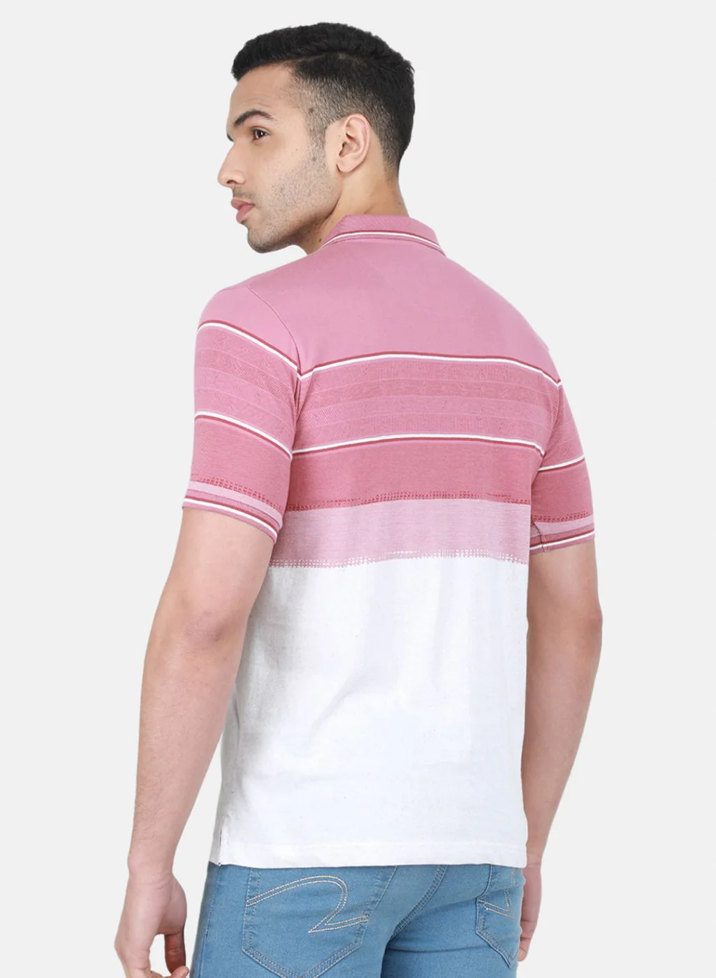 Men Pink Printed T-Shirt - Image 3