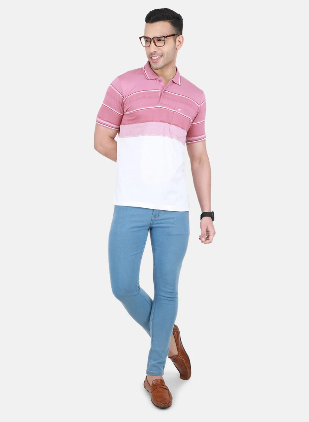 Men Pink Printed T-Shirt - Image 4
