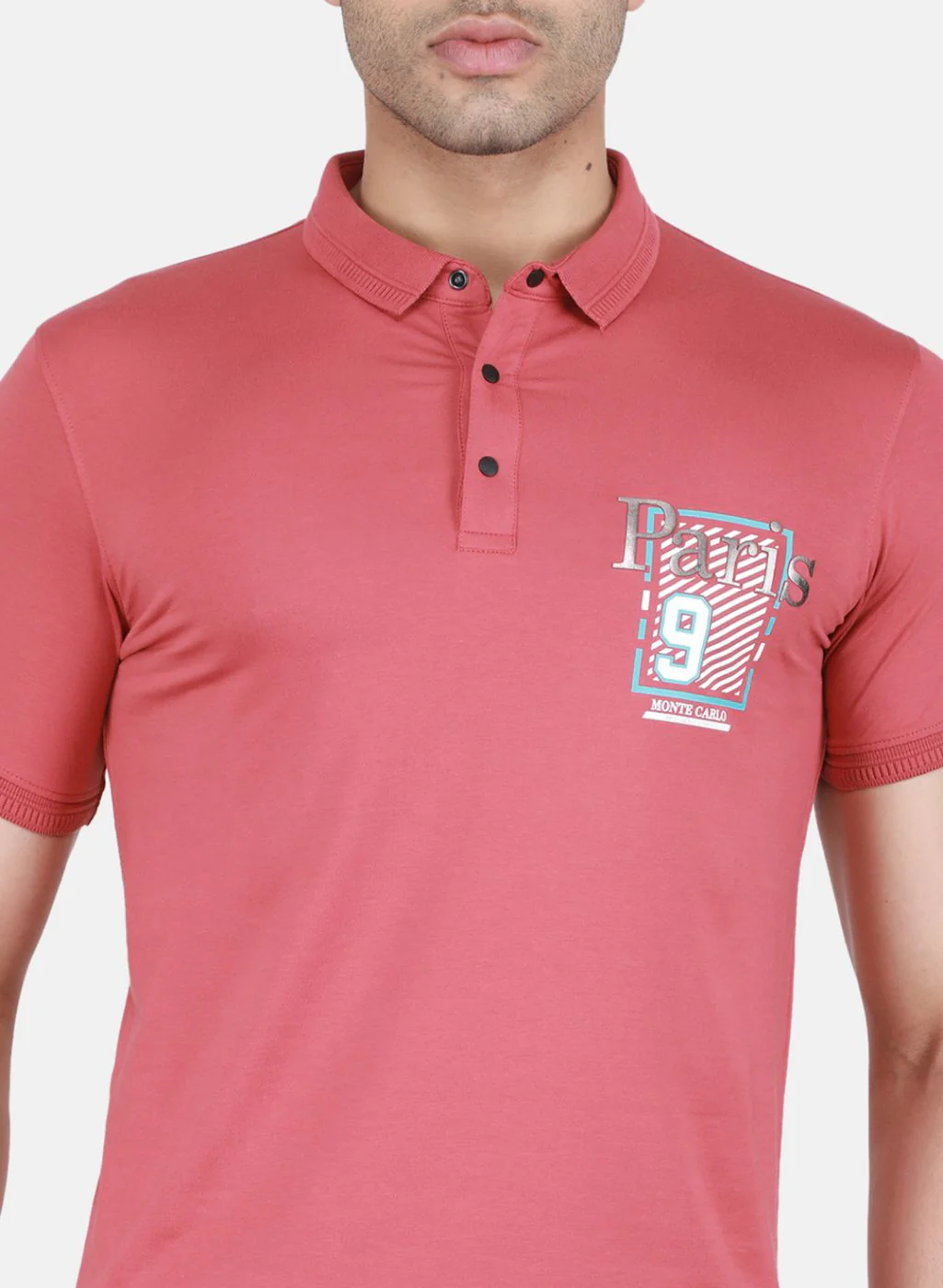 Men Pink Printed T-Shirt - Image 5