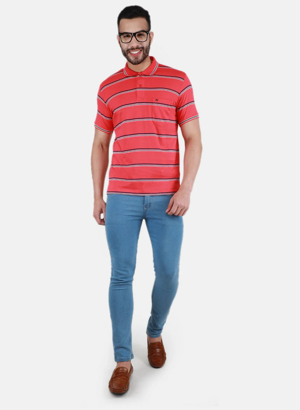 Men Red Printed T-Shirt - Image 4