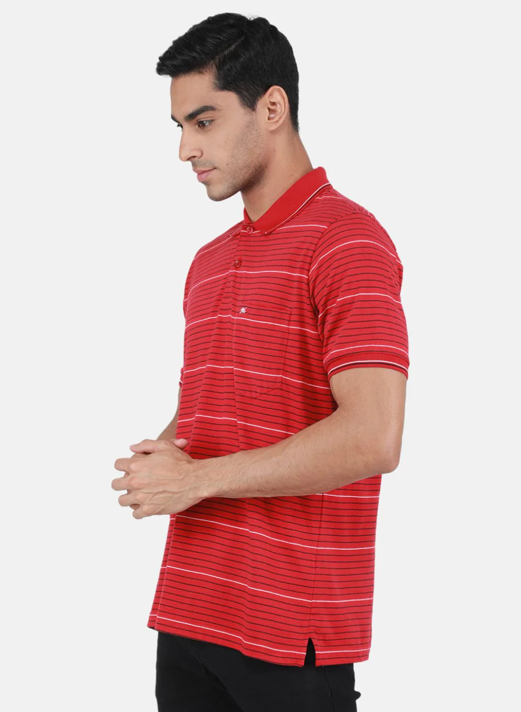 Men Red Printed T-Shirt - Image 2