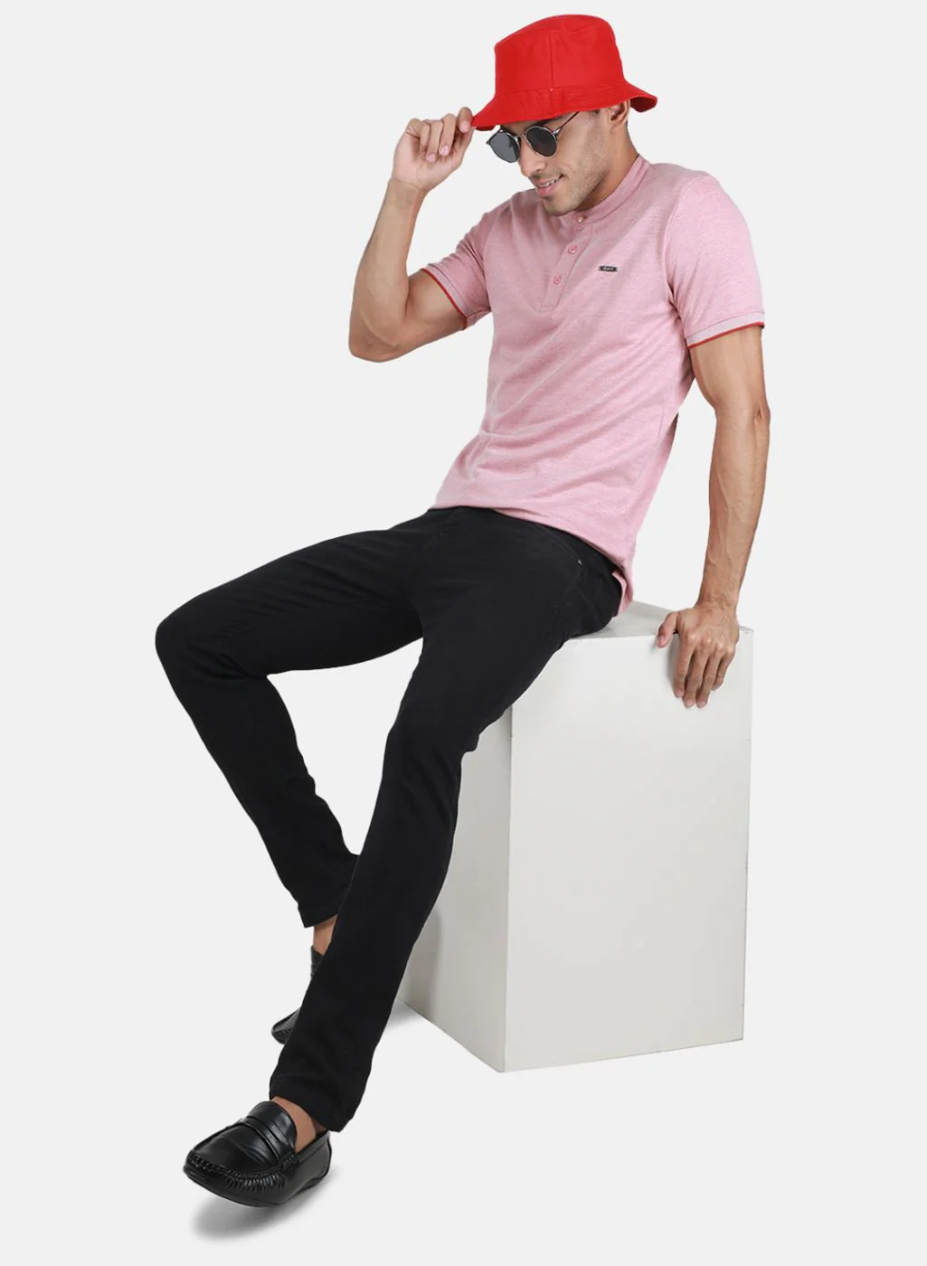 Men Red Printed T-Shirt - Image 4