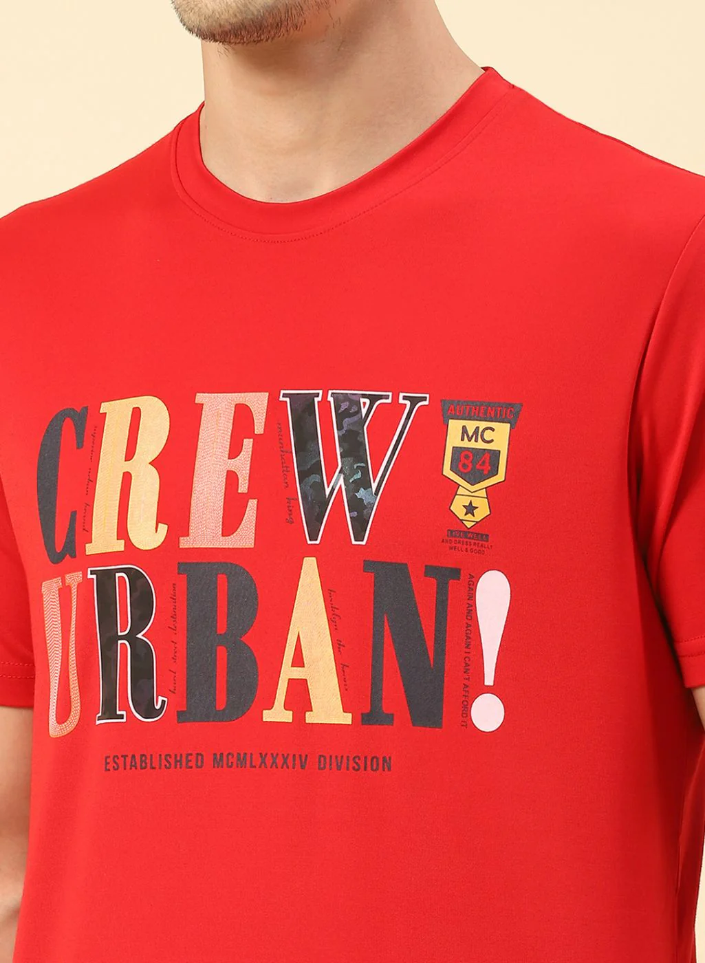 Men Red Printed T-Shirt - Image 6