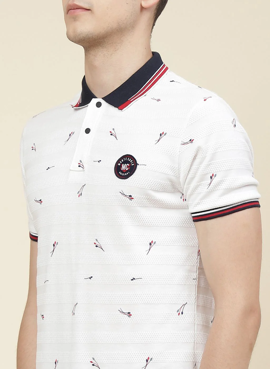 Men White Printed T-Shirt - Image 6