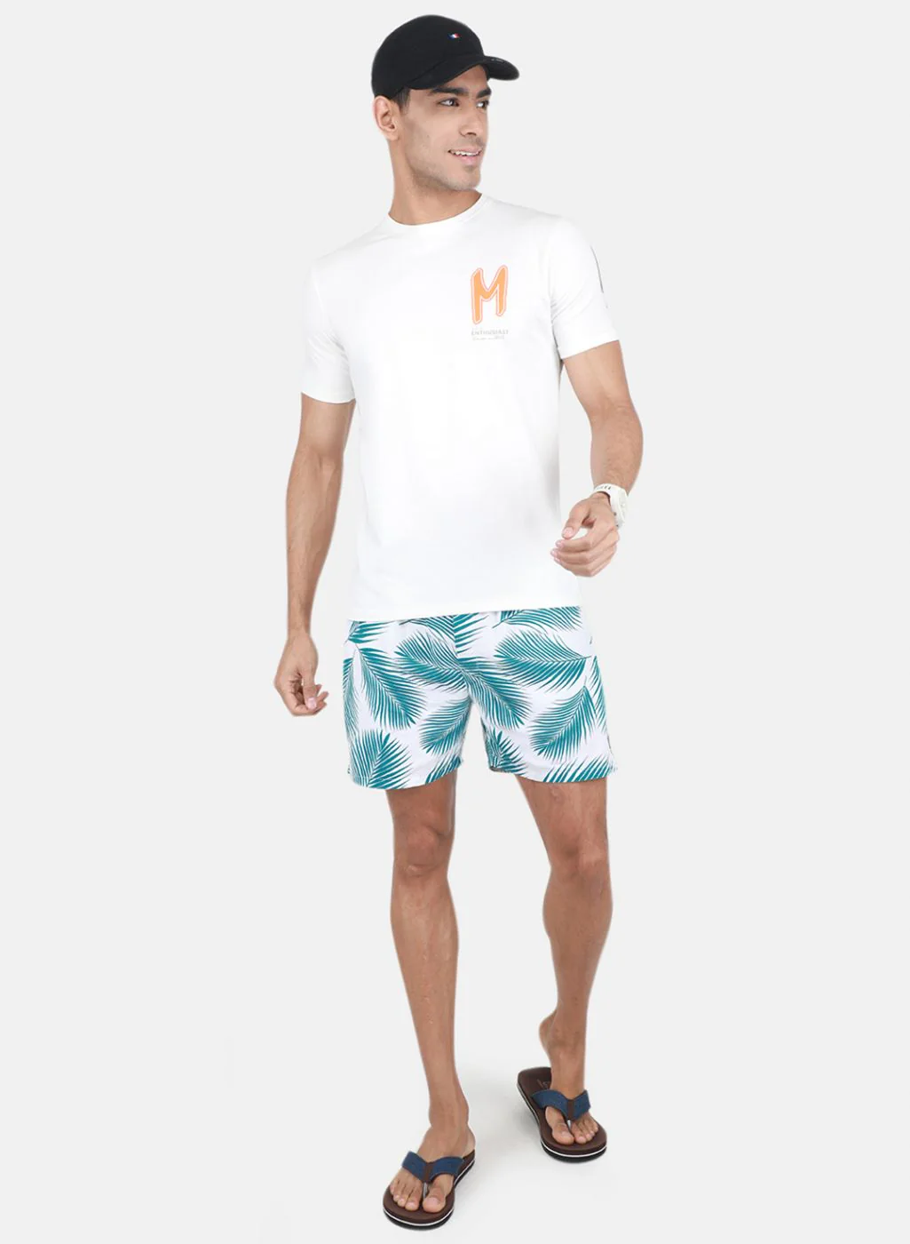 Men White Printed T-Shirt - Image 4
