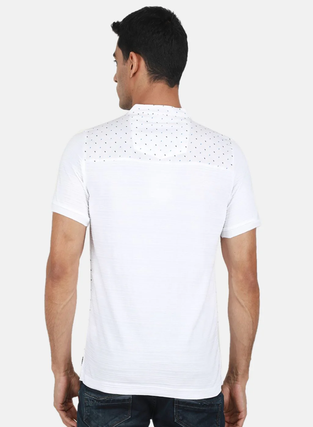 Men White Printed T-Shirt - Image 3