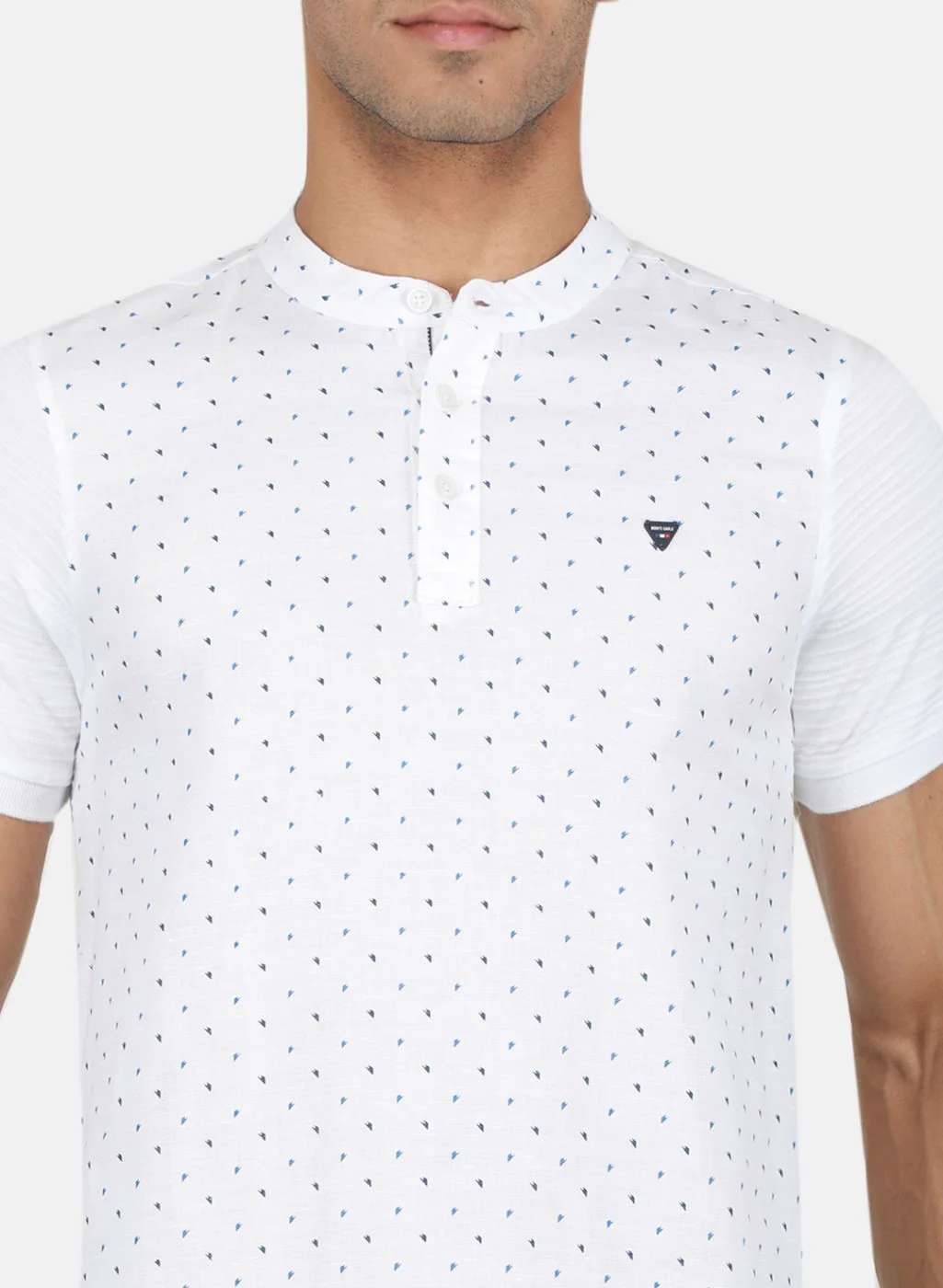 Men White Printed T-Shirt - Image 5