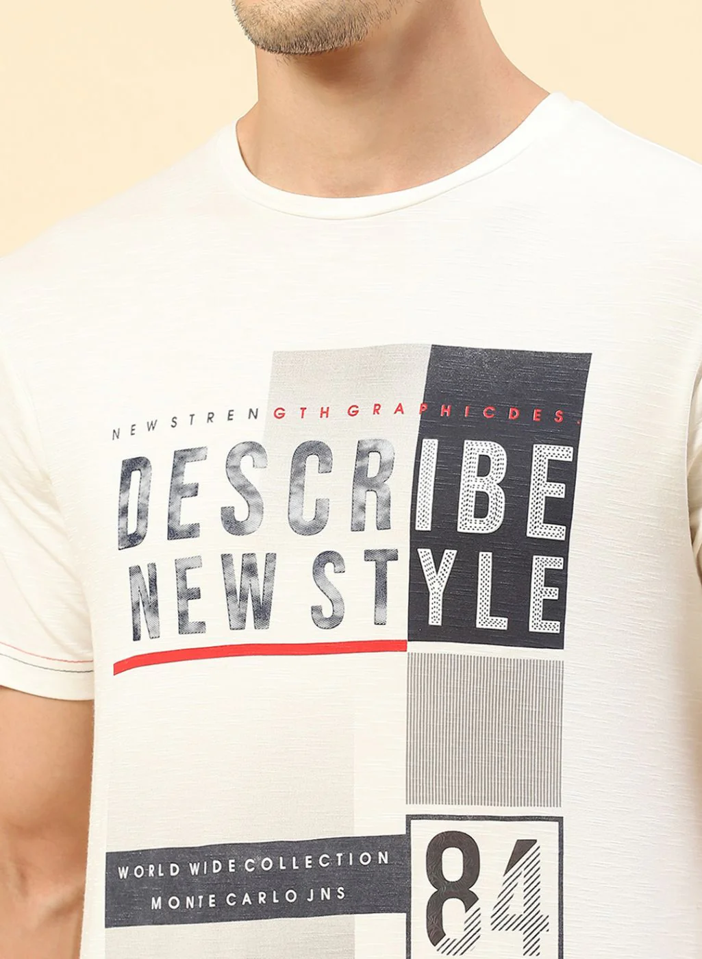 Men White Printed T-Shirt - Image 6