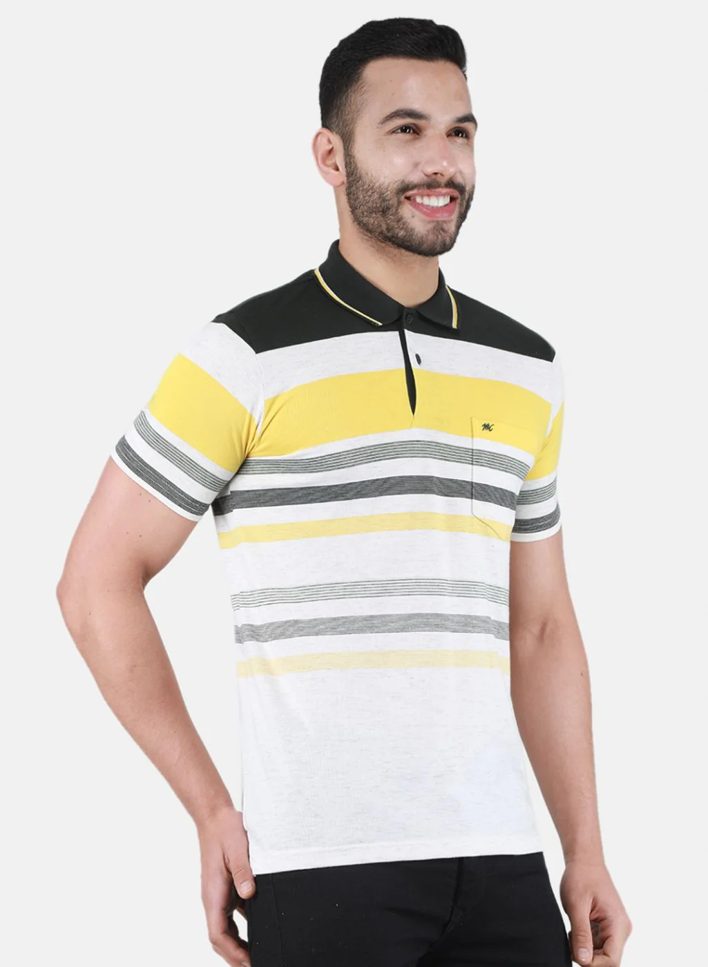 Men Yellow Printed T-Shirt - Image 6