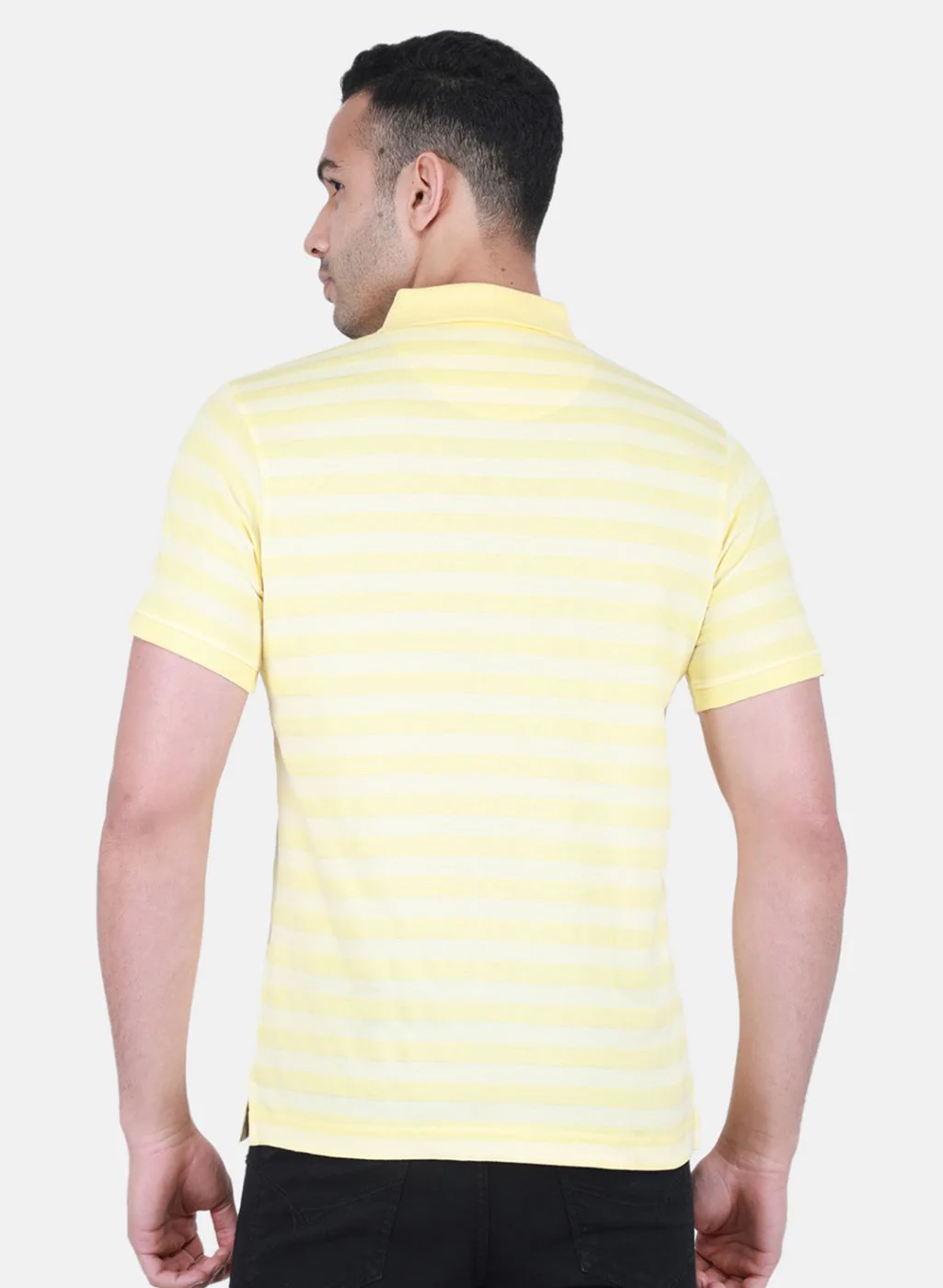 Men Yellow Printed T-Shirt - Image 3