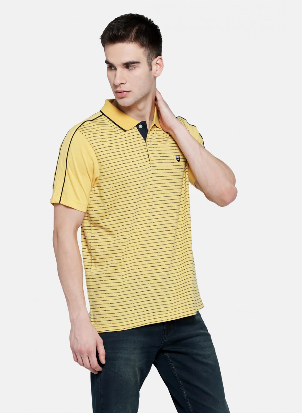 Mens Yellow Regular Fit Lower Set - Image 4