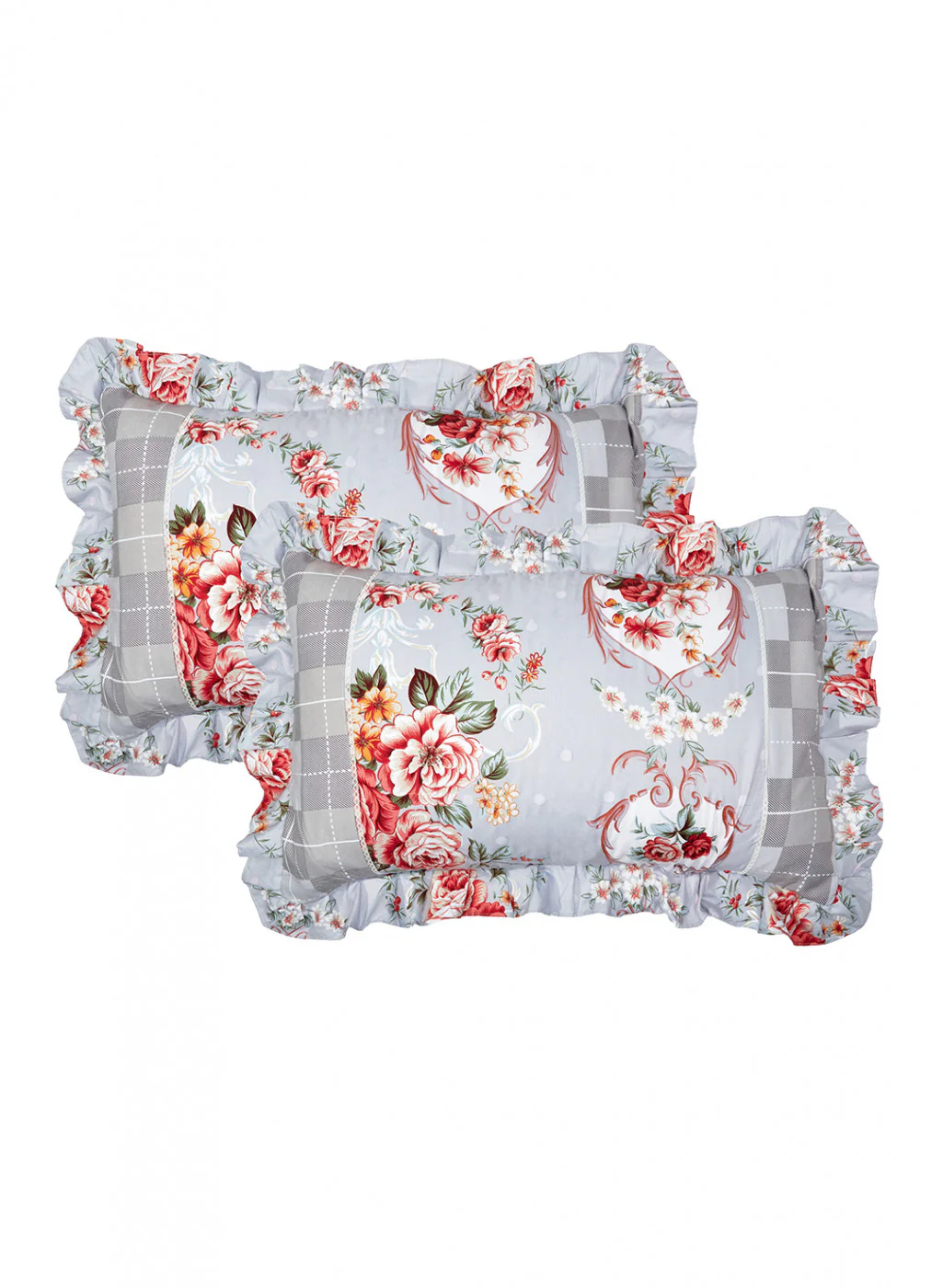 Multi Color 130 GSM Bedsheet with 2 Pillow Covers - Image 2
