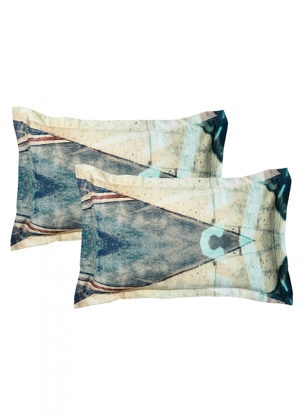 Multi Color 200 TC Bedsheet with 2 Pillow Covers - Image 6