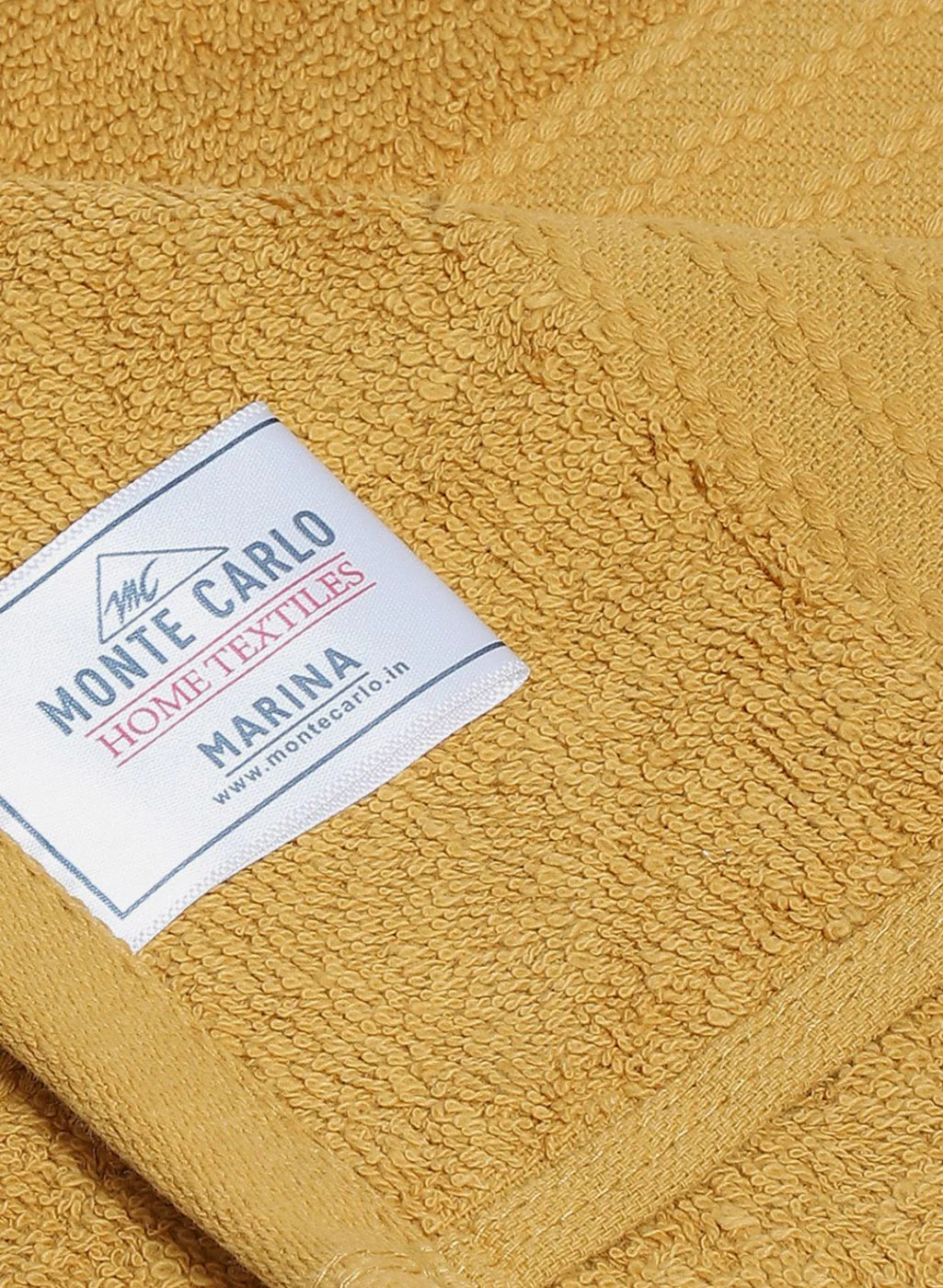 Mustard Cotton 400 GSM Bath Towel - Image 3