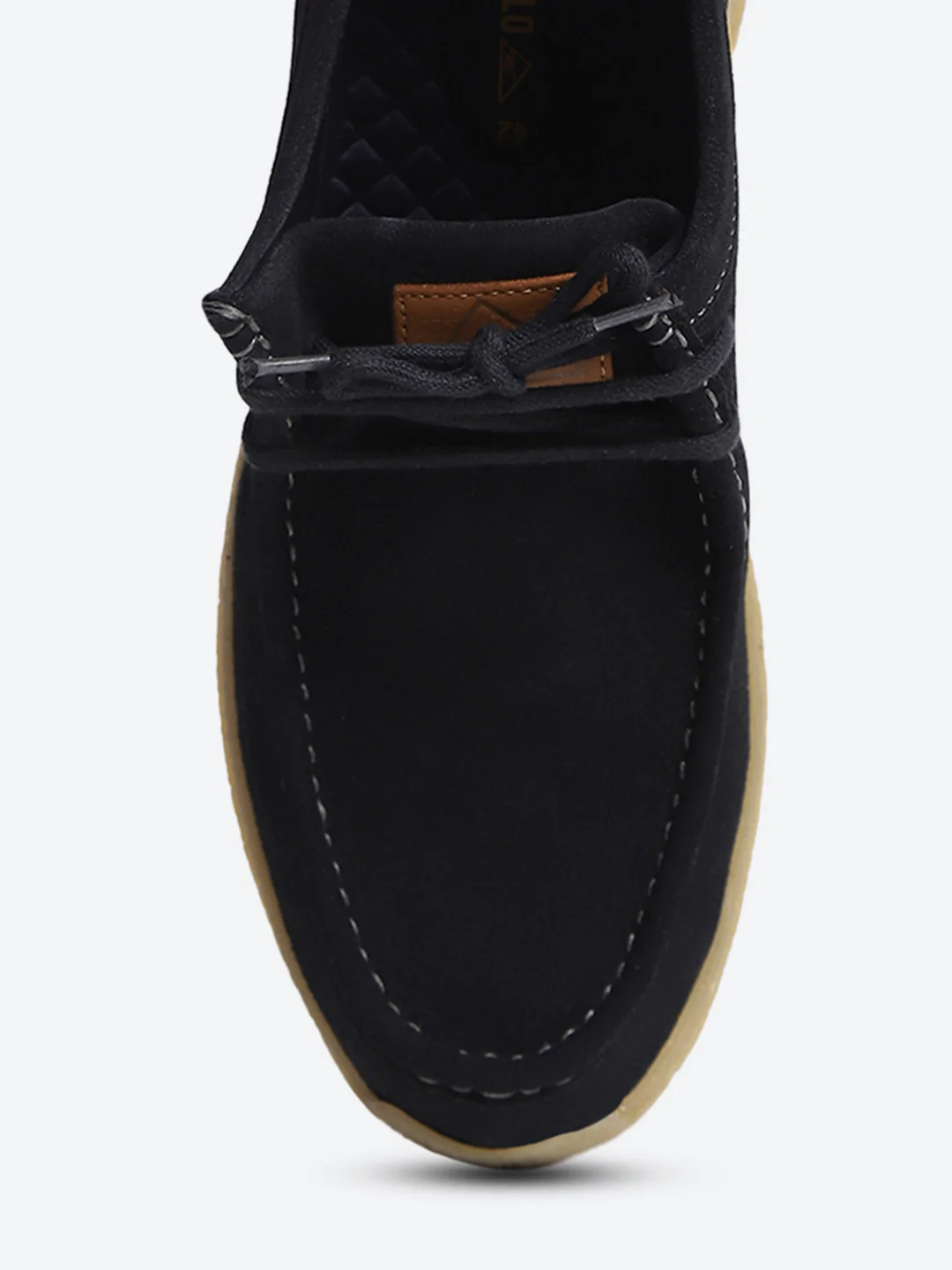 Monte Carlo Navy Blue Casual Moc-Toe-Lace Up Shoe for Men - Image 7