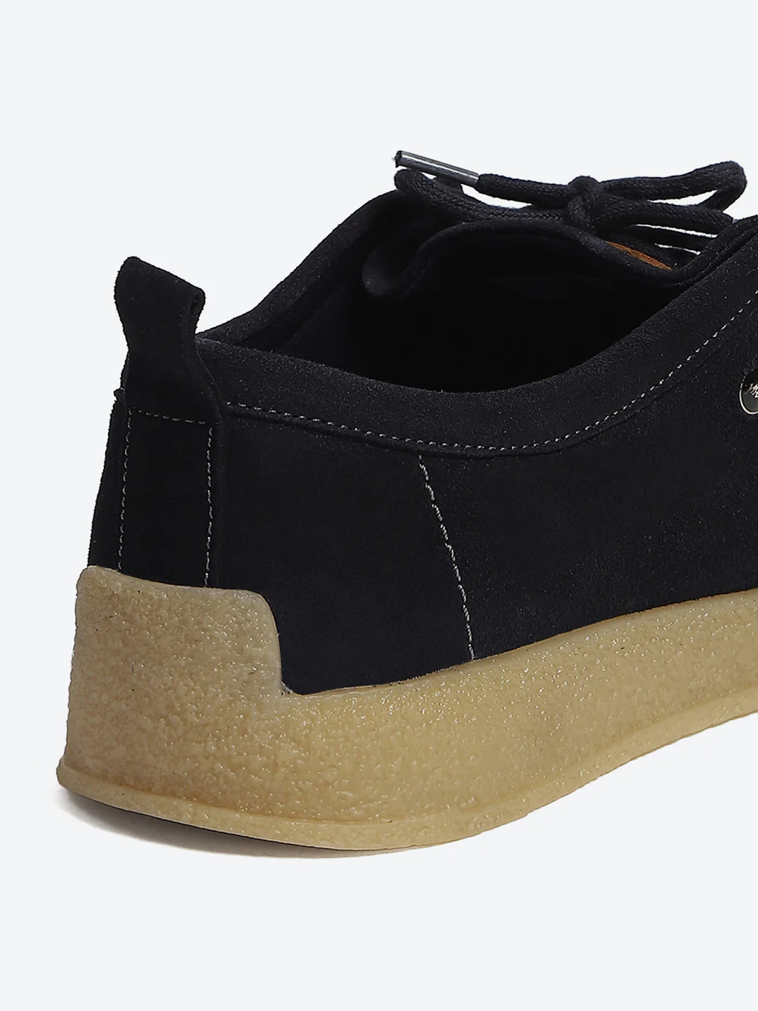 Monte Carlo Navy Blue Casual Moc-Toe-Lace Up Shoe for Men - Image 9