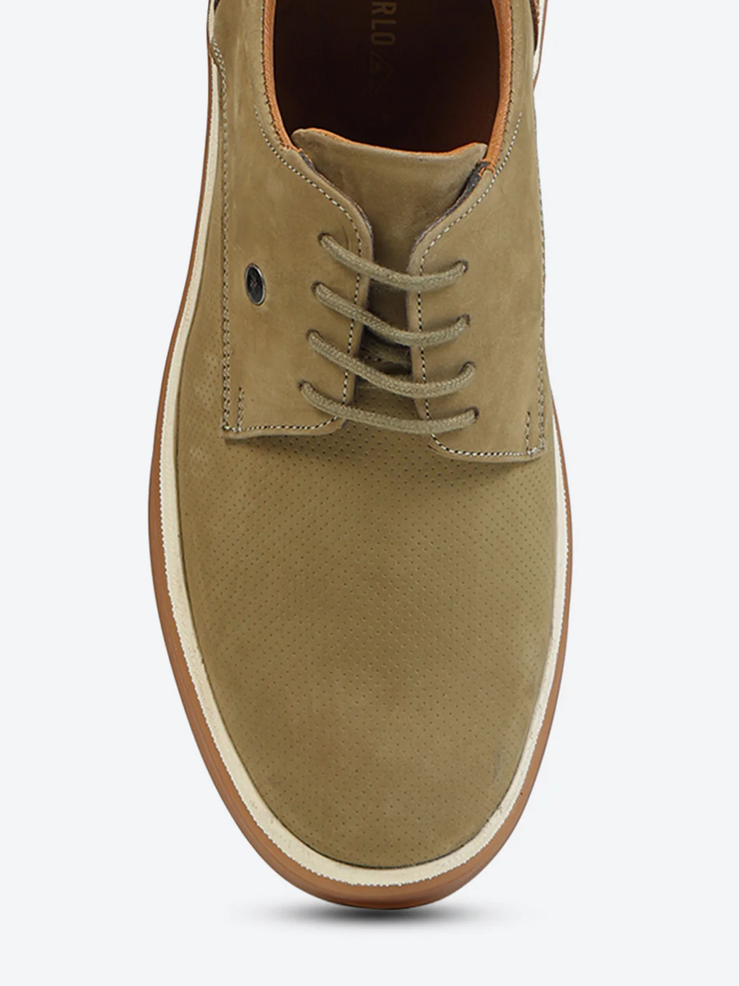 Monte Carlo Olive Casual Lace Up Sneakers Shoes for Men - Image 7