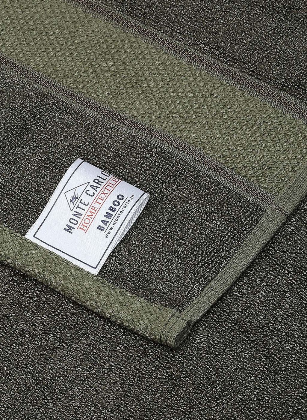 Olive Cotton 600 GSM Bath Towel - Image 4