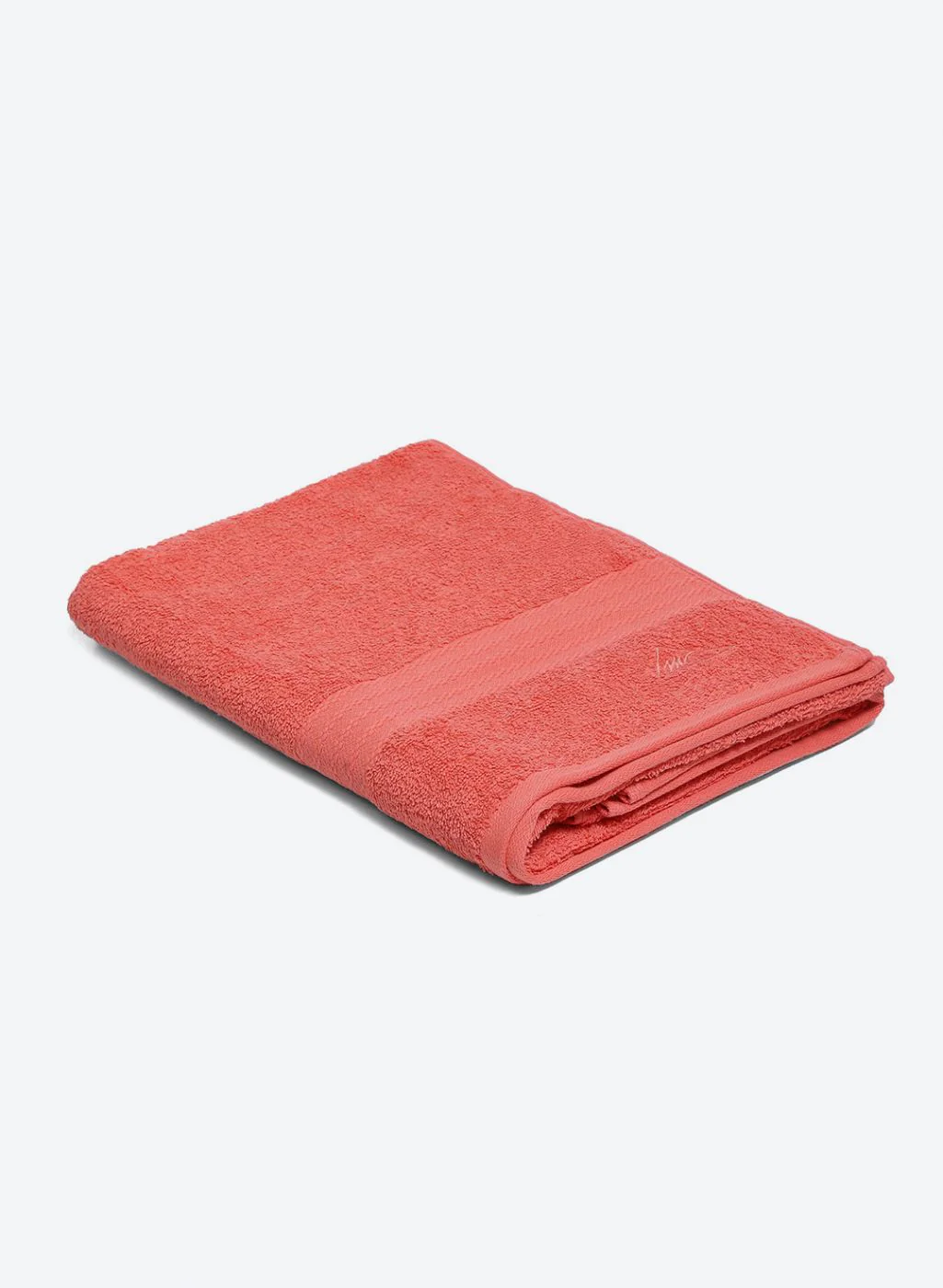 Peach Cotton 400 GSM Bath Towel - Image 2