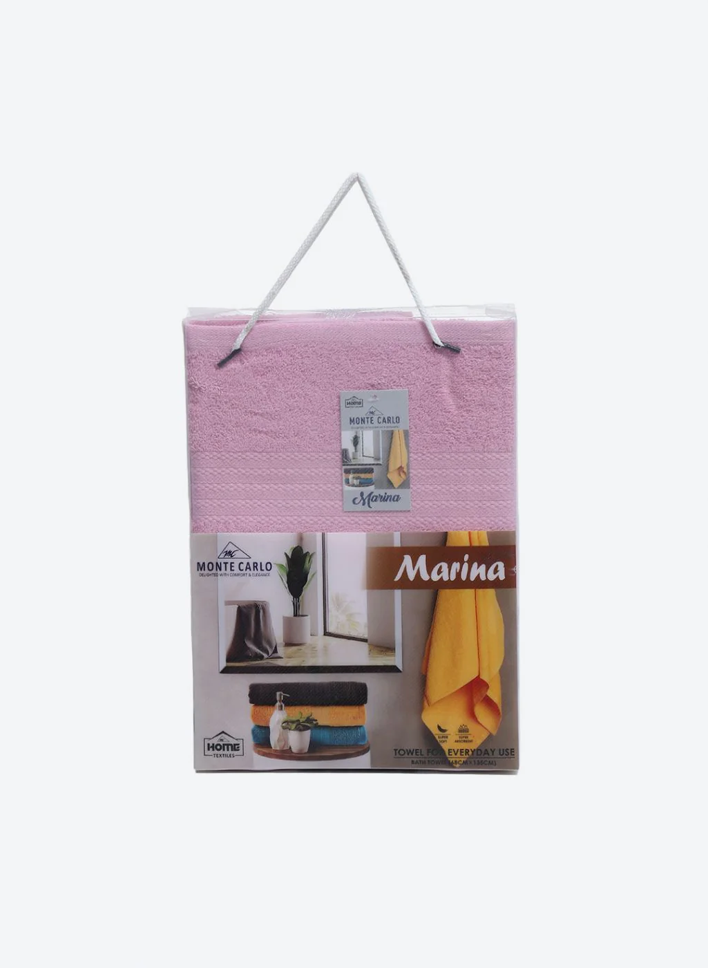 Pink Cotton 400 GSM Bath Towel - Image 5
