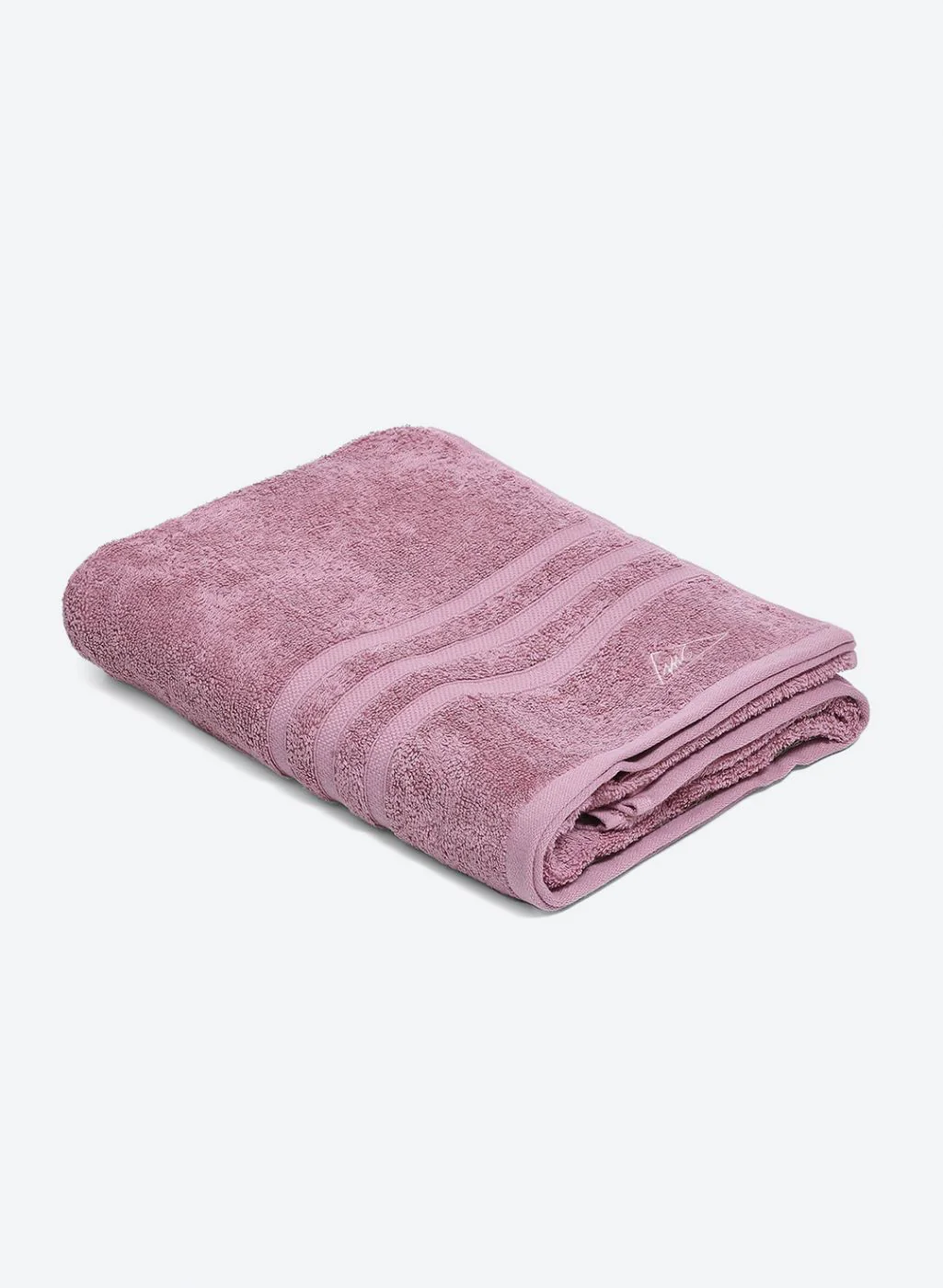 Pink Cotton 525 GSM Bath Towel - Image 2