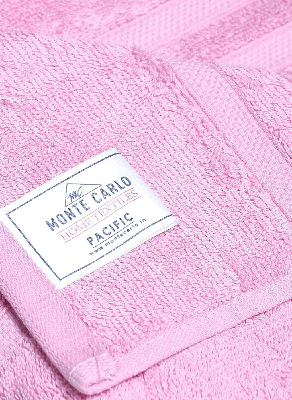 Pink Cotton 525 GSM Bath Towel - Image 4