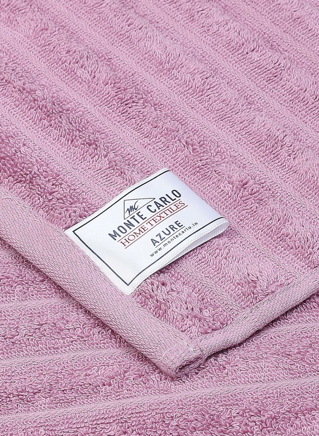 Pink Cotton 525 GSM Towel Set Pack of 2 (1 Bath & 1 Hand Towel) - Image 4
