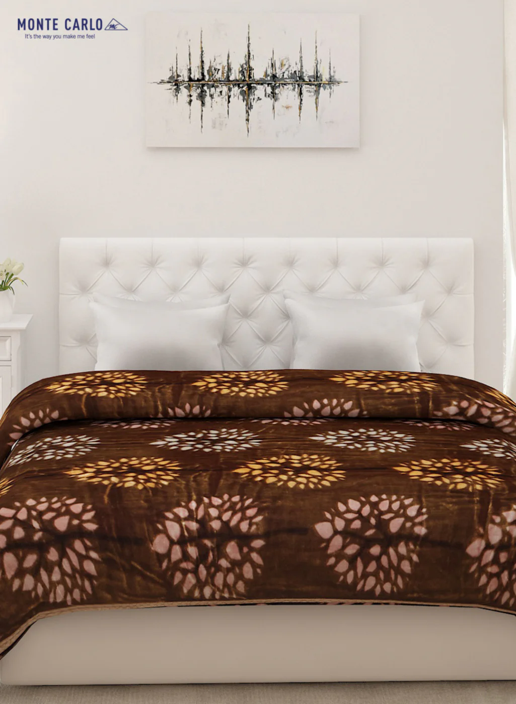Printed Mink Double Blanket for Mild Winter -2 Ply - Image 3