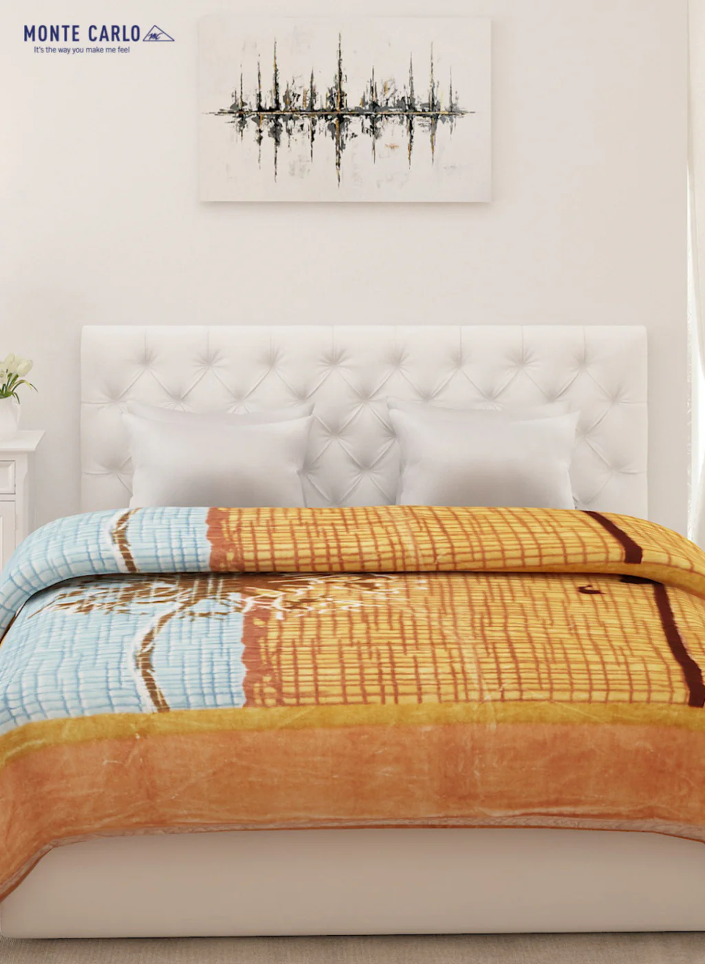Printed Mink Double Blanket for Mild Winter -2 Ply - Image 3