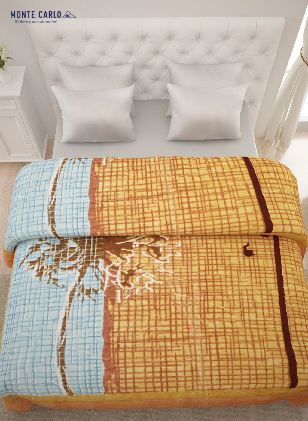 Printed Mink Double Blanket for Mild Winter -2 Ply - Image 4
