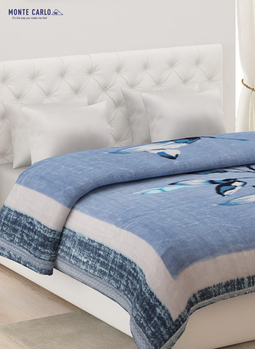 Printed Mink Double Blanket for Mild Winter -2 Ply - Image 2