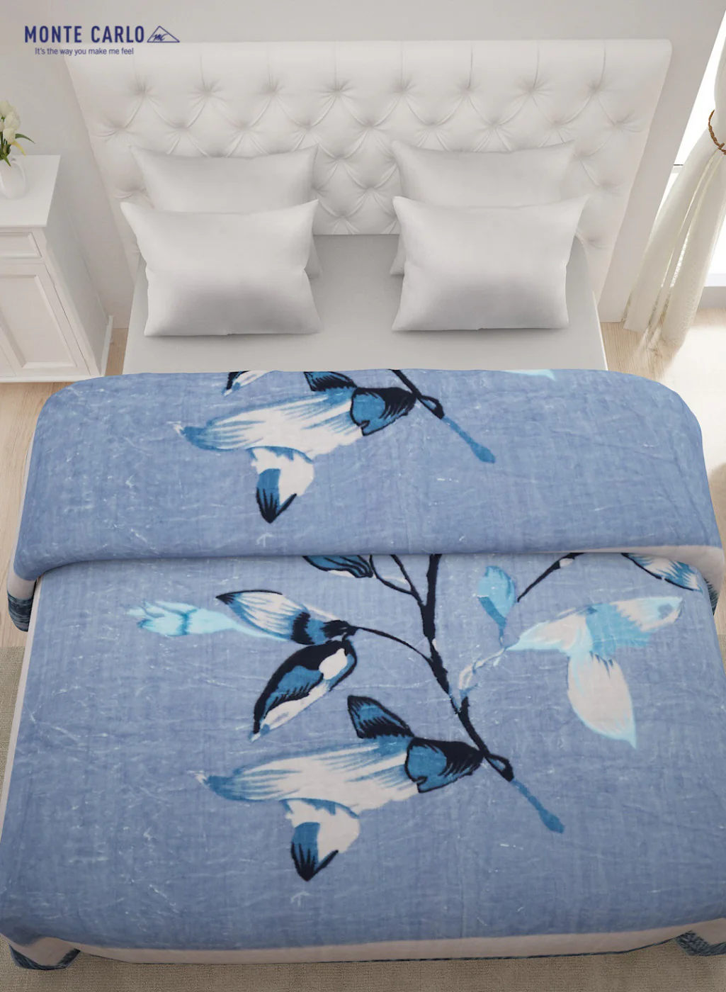 Printed Mink Double Blanket for Mild Winter -2 Ply - Image 4