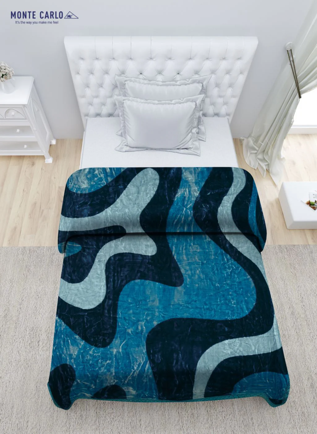 Printed Mink Single Blanket for Mild Winter - 2 Ply - Image 4