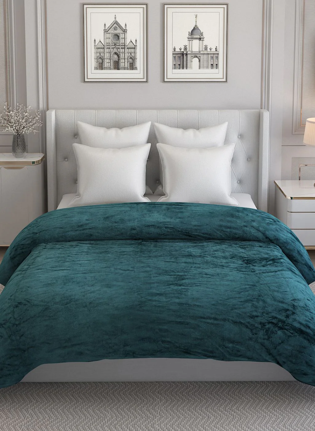 Printed Queen Blanket for AC Room - 240 GSM - Image 2