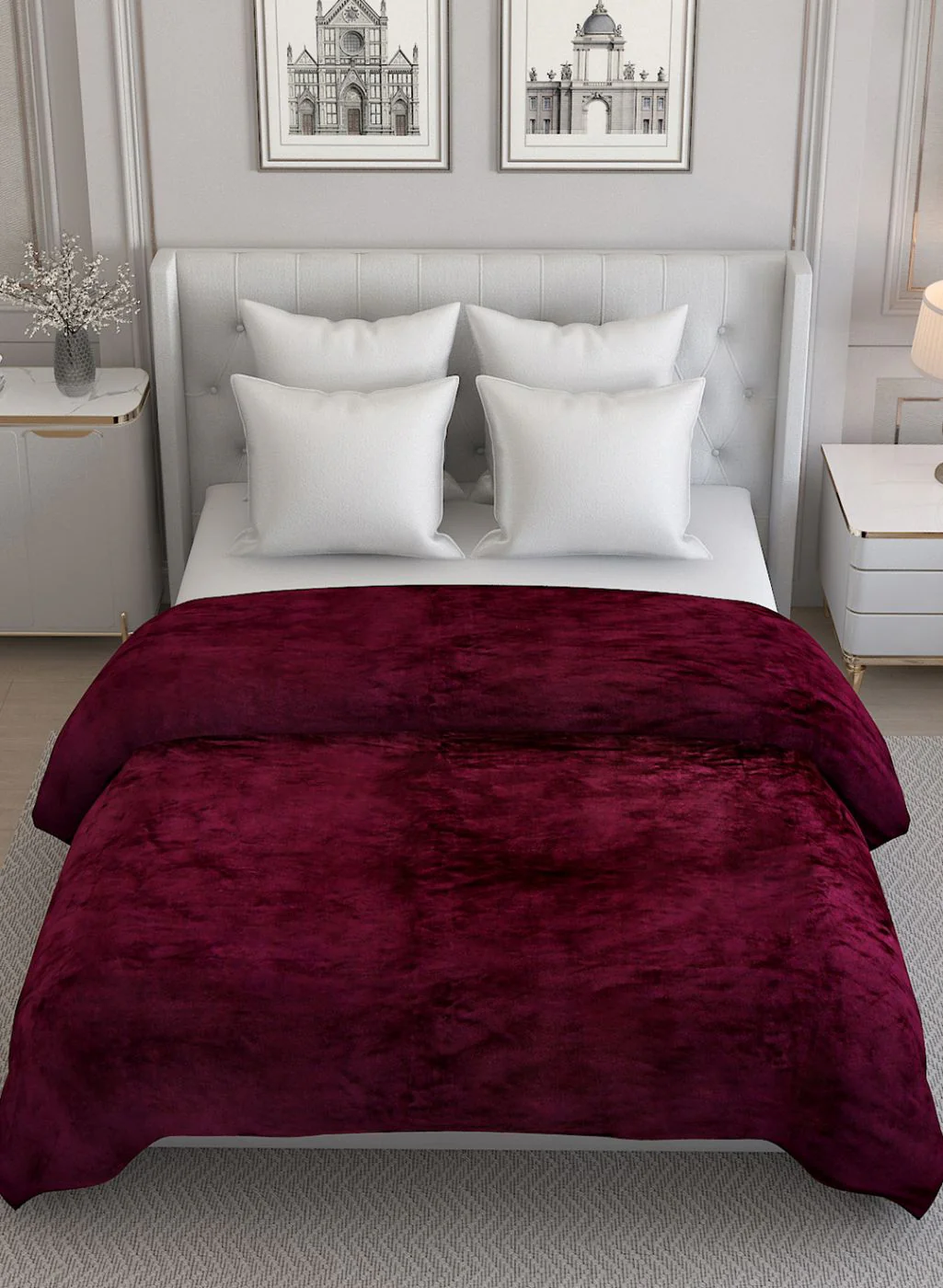 Printed Queen Blanket for AC Room - 240 GSM - Image 3