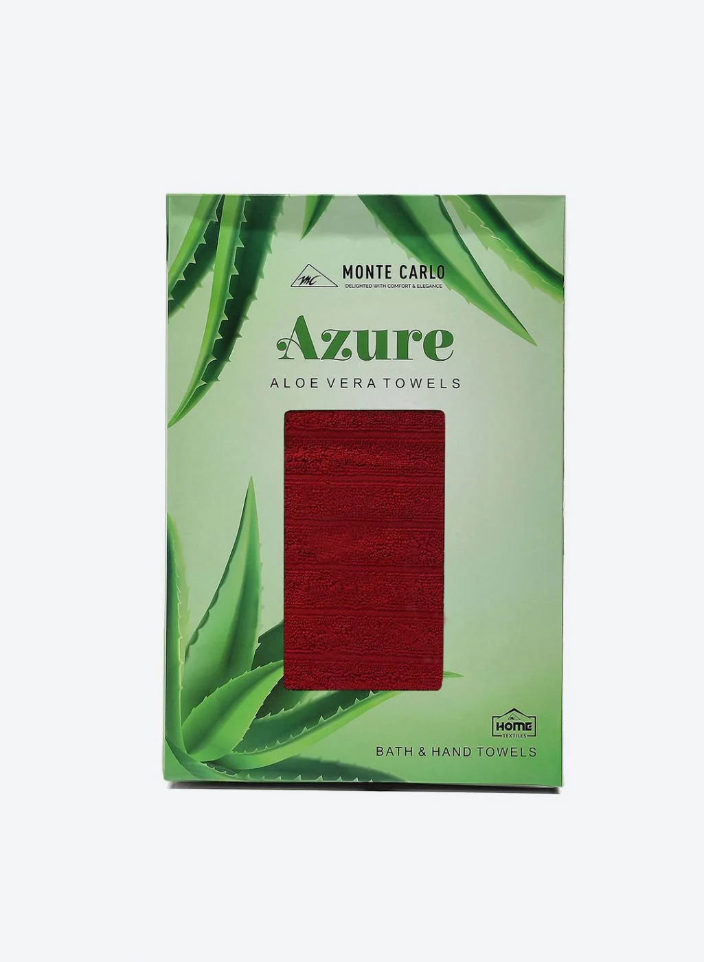 Red Cotton 525 GSM Towel Set Pack of 2 (1 Bath & 1 Hand Towel) - Image 6