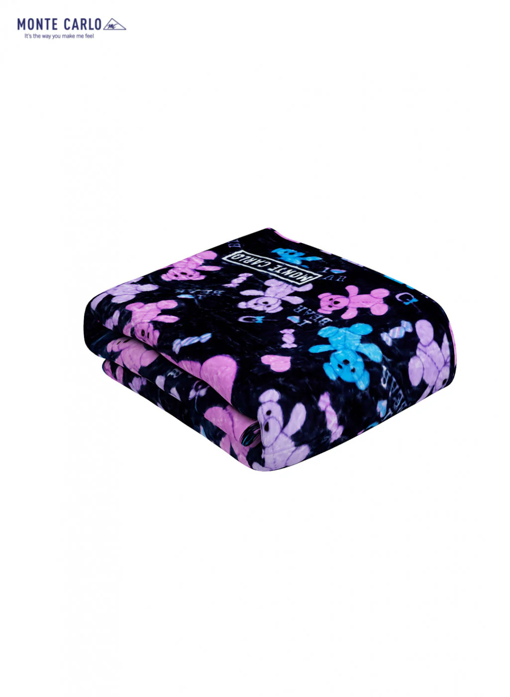 Single Bed Multicolor Mink Blanket - 2 Ply - Image 5
