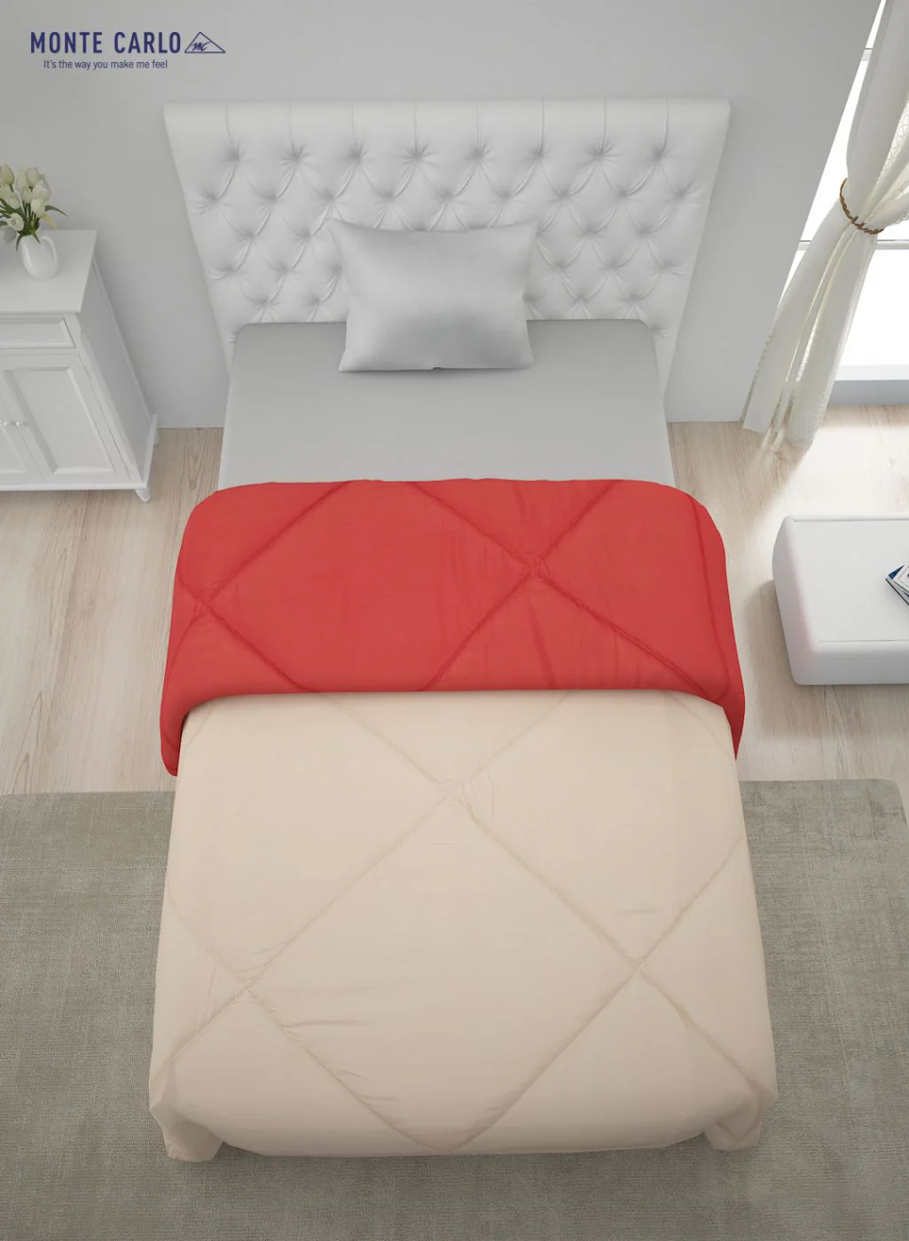 Solid Microfibre Single Comforter for Mild Winter - Image 5